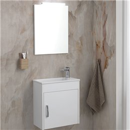 MEUBLE SAIIE DE BAIN MINIMA 45CM BLANC SANIMEUBLE