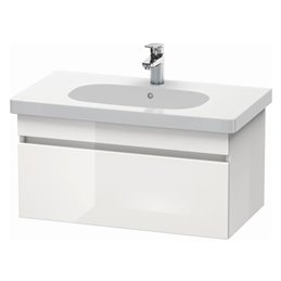 MEUBLE SOUS LAVABO DURASTYLE 80CM BLANC BRILLANT