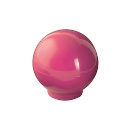 BOUTON DE PLACARD SPHERIQUE D30 ROSE