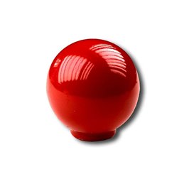 BOUTON DE PLACARD SPHERIQUE D30 ROUGE