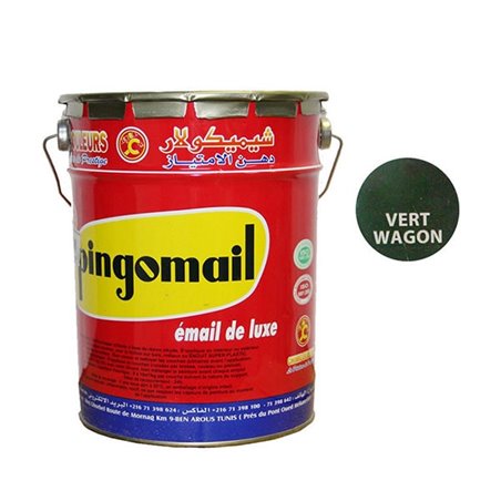 LAQUE PINGOMAIL VERT WAGON 4KG