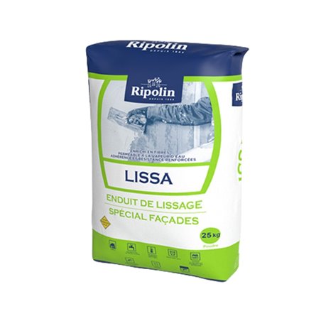 ENDUIT LISSA EXTERIEUR RIPOLIN 25KG