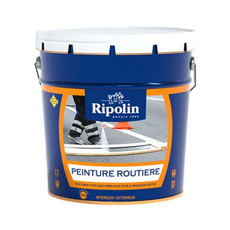 PEINTURE ROUTIERE BLANCHE RIPOLIN 25KG