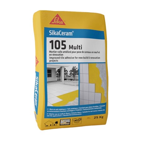 SIKACERAM 105 GRIS 25KG