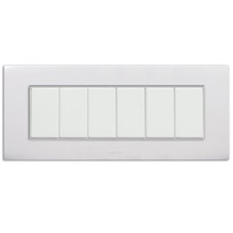 PLAQUE SOMEF DUPLEX 45PLD06BB 6T BLANC GLACE