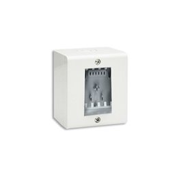 BOITE APPARENTE 01 MODULE SOMEF BLANC