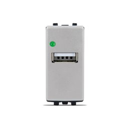 PRISE STIEL ALPHA 7095 USB BLANC