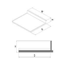 SOUS EVIER ALLU STARAX 60CM