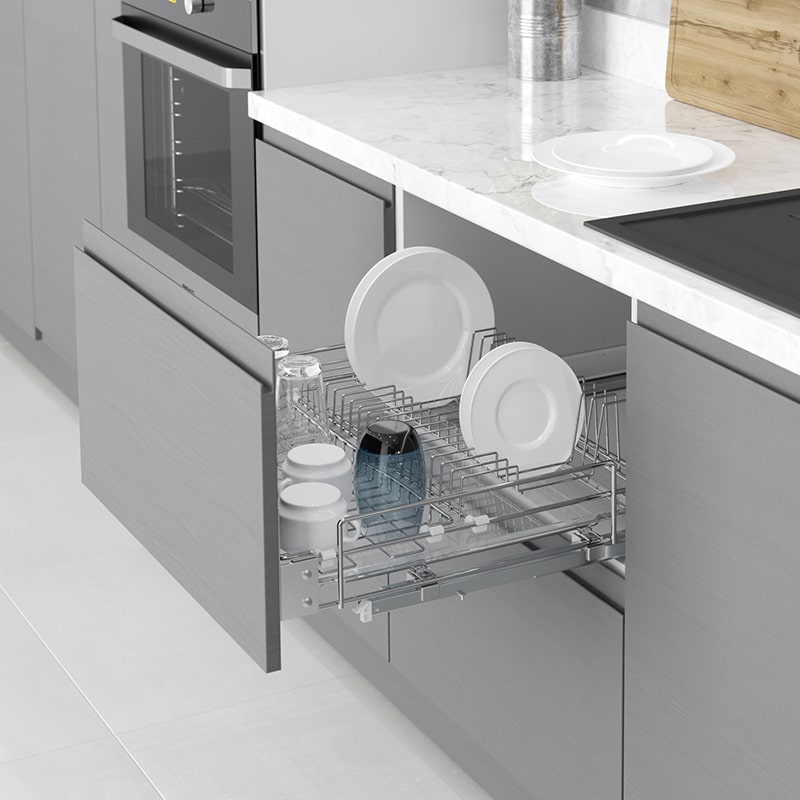 PORTE ASSIETTES ET VERRES 60CM STARAX REF S2031C