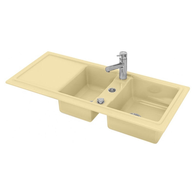 EVIER ENC DURAVIT CASSIA 116X51 BEIGE M