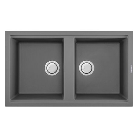 EVIER FOCUS GRANITEK 86X51 SMART90 GRIS