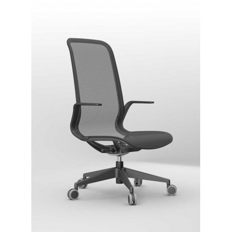 FAUTEUIL MARILYN GM MÉCANISME SYNCHRONE NOIRE