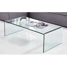 TABLE BASSE MARY EN VERRE SECURIT EP 12MM DIM 110X55X35 CM