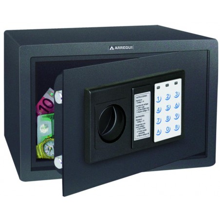 Coffre FORT ELECT T20EB H/200 L250 P200 AVEC CLE DE SECOURS POIDS 7 KG