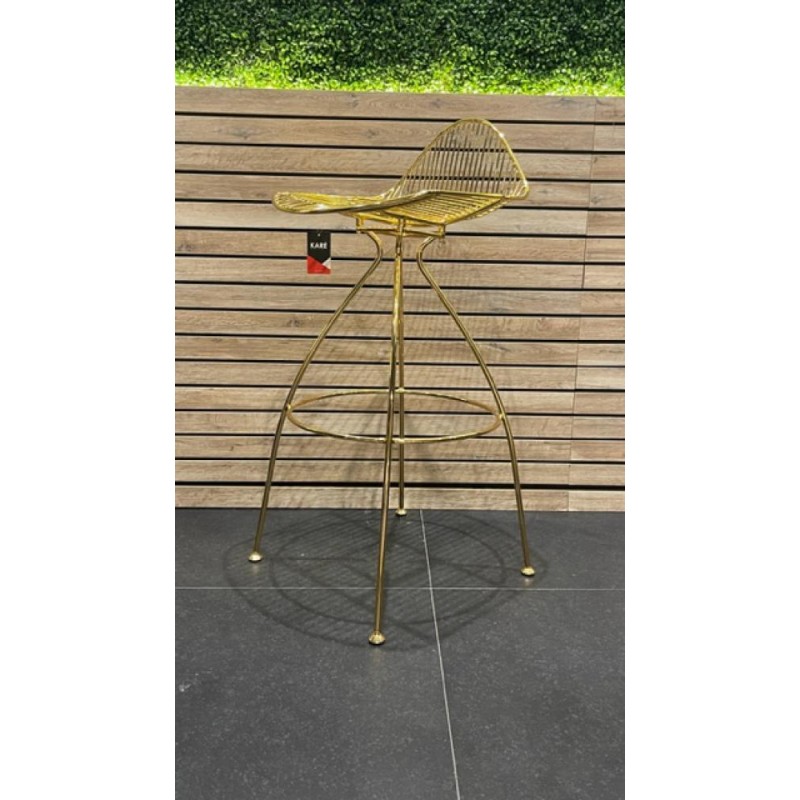 TABOURET CAVALLO DORE 48X47X94CM