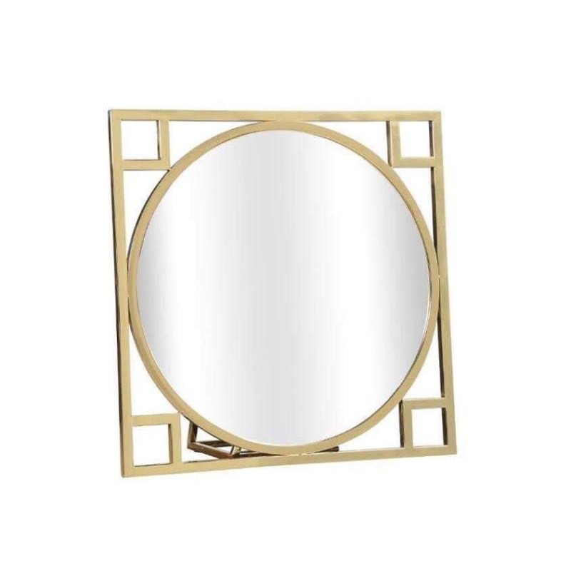 MIROIR LOFT 70X70EP2CM EN DORE