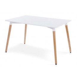 Table Scandinave 120x80  blanc