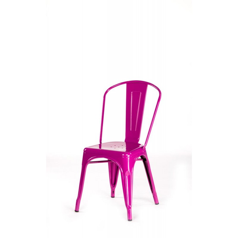 CHAISE TOLIX VIOLET SANS ACCOUDOIRS