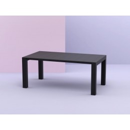 TABLE VEGAS 100X180220 EXTENSIBLE GRIS CHARBON