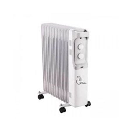 Radiateur Bain d'Huile COALA BH2000 9 Éléments 2000W - Blanc