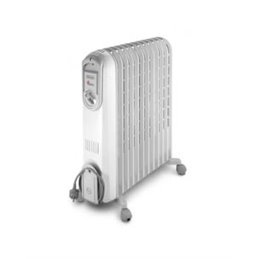 Radiateur Bain d'Huile DELONGHI V551225 12 Éléments 2500W - Blanc