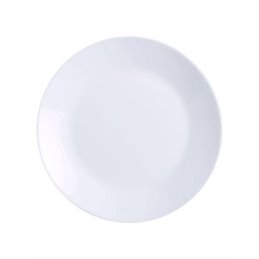 Lot De 6 Assiettes Plates LUMINARC Zelie 25 cm - Blanc