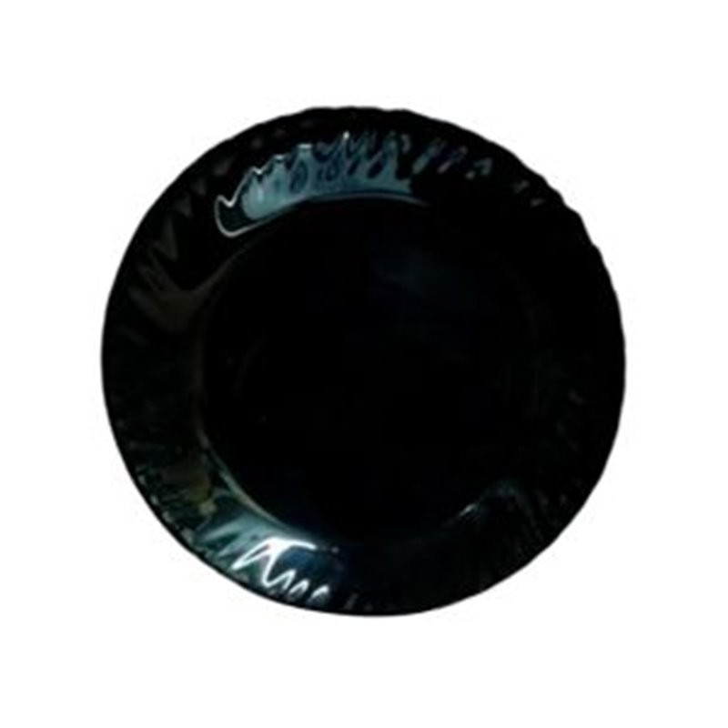 Lot De 6 Assiettes Plates LUMINARC Feston 25 cm - Noir