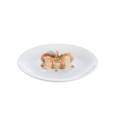 Lot De 6 Assiettes Dessert LUMINARC Pampille 19 cm - Blanc