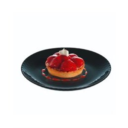 Lot De 6 Assiettes Dessert LUMINARC Pampille 19 cm - Noir