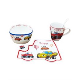 Ensemble De Petit Déjeuner Pour Enfant Happy