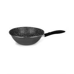 Wok Anti-adhérent VITRINOR Acier émaillé 28 cm - Noir (02108060)