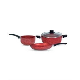 Pack El Gusto By COOK'ART De 4 Pièces - Rouge (311022400137)