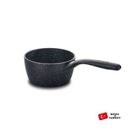 Casserole KORKMAZ Gusto Volkanit 18 x 9 cm - Noir