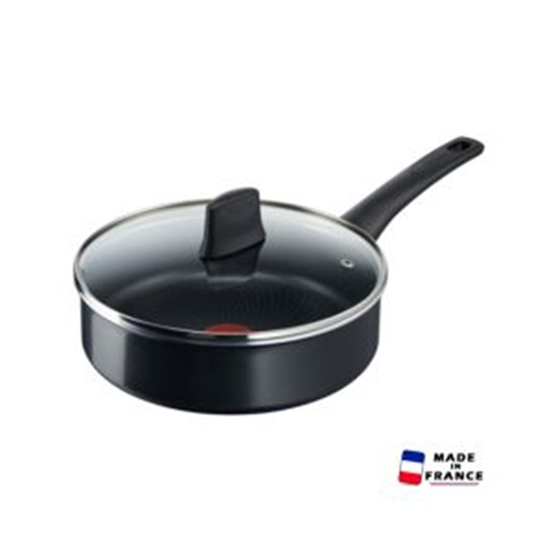 Sauteuse TEFAL Generous Cook 24 cm Avec Couvercle - Noir