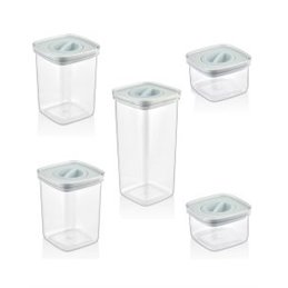 Set De 5 Boîtes De Conservation En Plastique