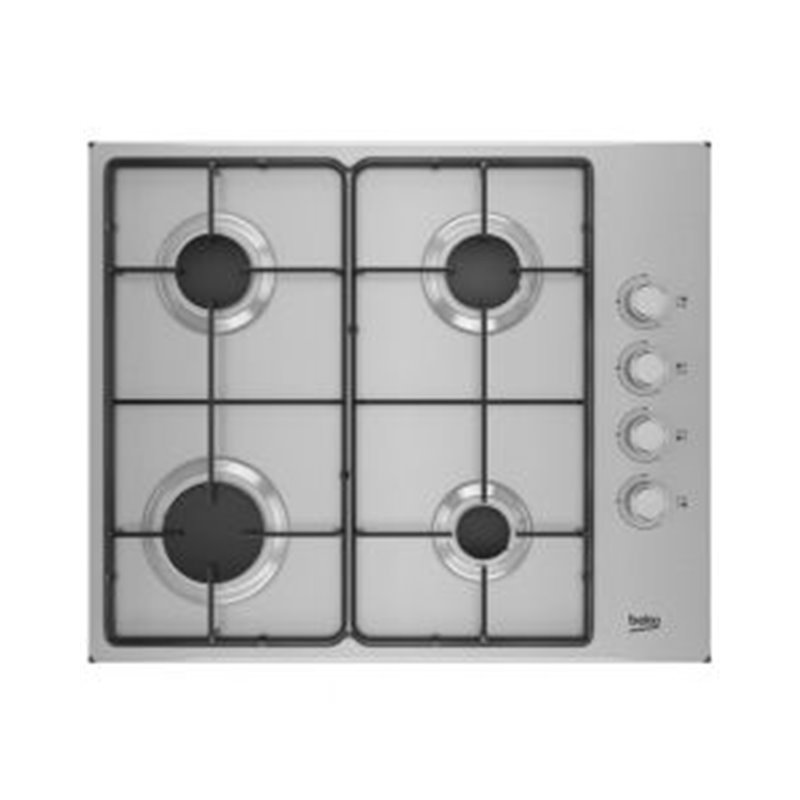 Plaque de Cuisson Encastrable BEKO HIGG64123SXL 4 Feux 61 cm - Inox