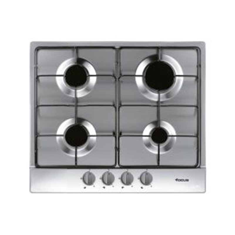 Plaque de Cuisson Encastrable FOCUS F401X 4 Feux 60cm - Inox