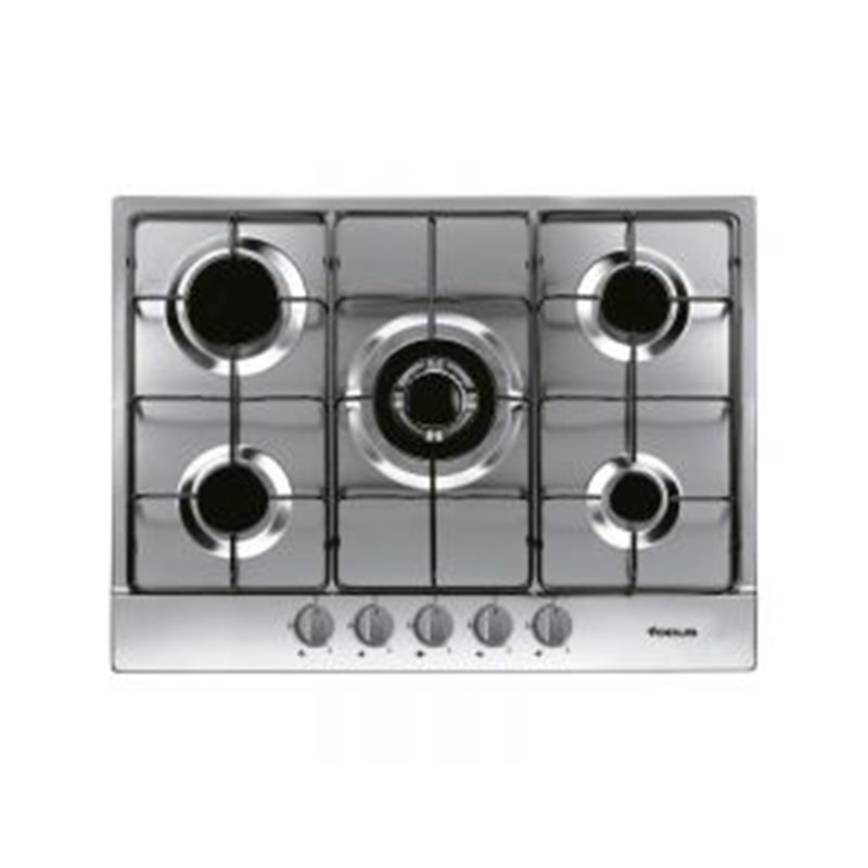 Plaque de Cuisson Encastrable FOCUS F407X 5 Feux 70 cm - Inox