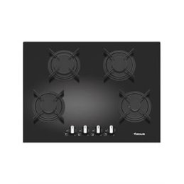 Plaque de Cuisson Encastrable FOCUS F410B 4 Feux 70 cm - Noir