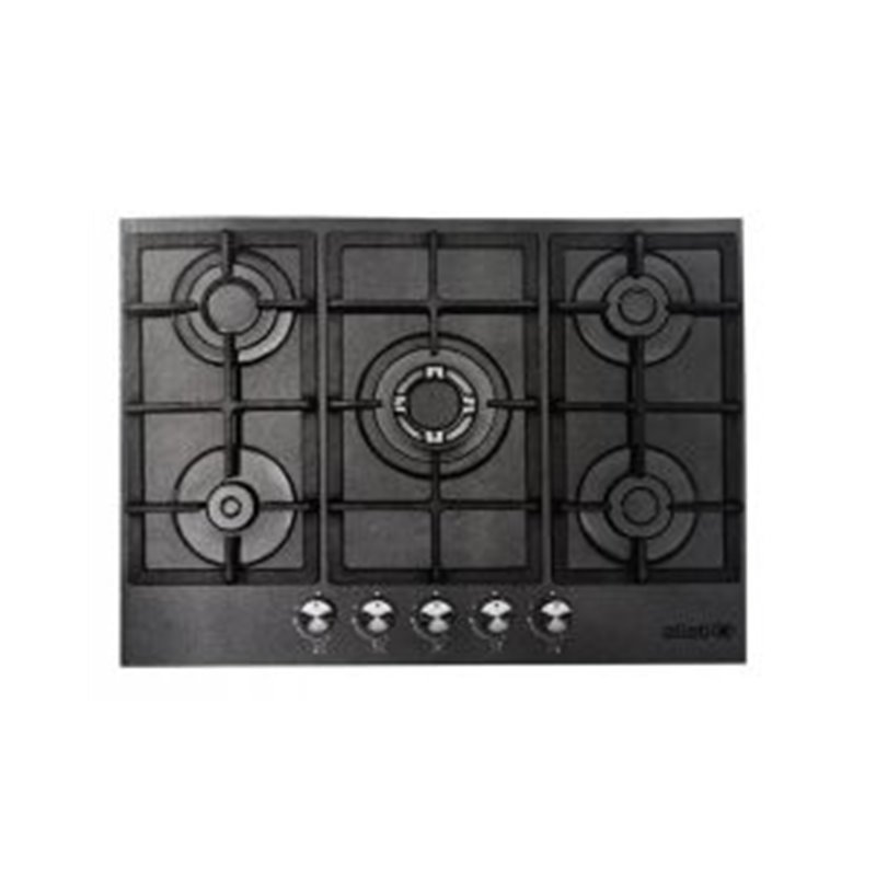 Plaque De Cuisson Encastrable ELLETI 22385D 5 Feux 70cm - Noir