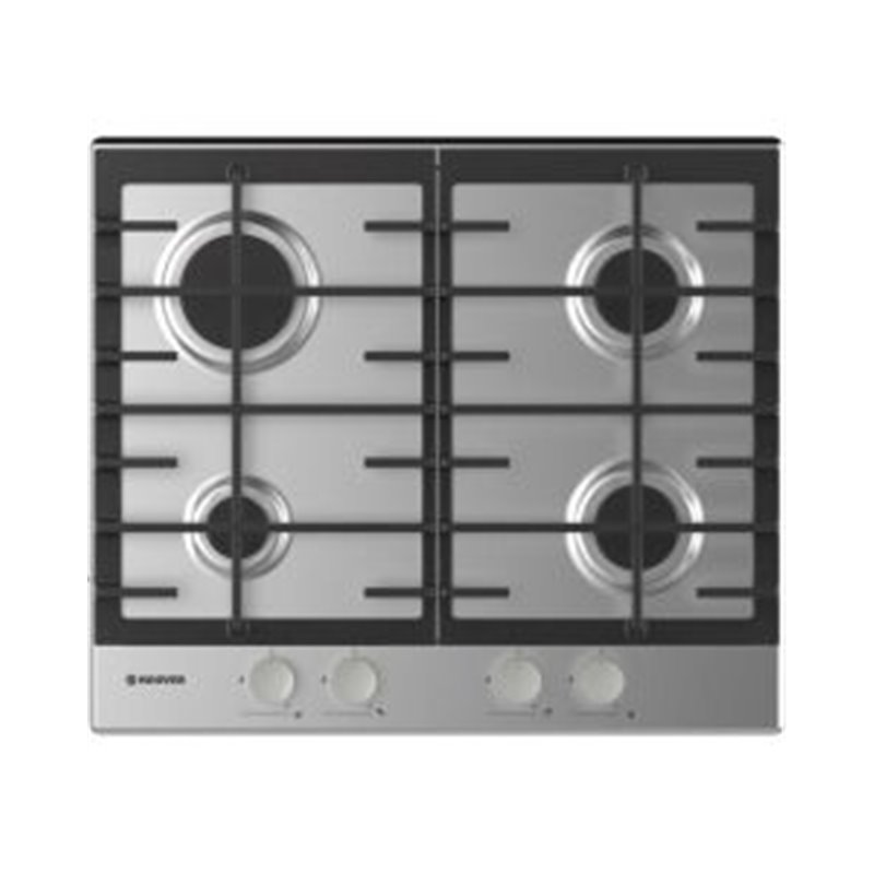 Plaque de Cuisson Encastrable HOOVER HHG6BRMX 4 Feux 60 cm - Inox