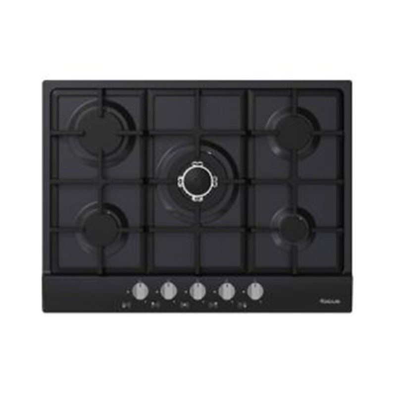 Plaque de Cuisson FOCUS F478B 5 Feux 70 cm - Noir