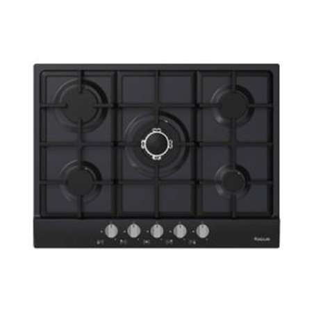 Plaque de Cuisson FOCUS F478B 5 Feux 70 cm - Noir