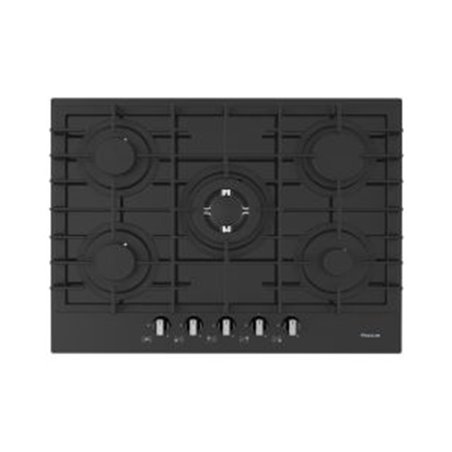 Plaque de Cuisson Encastrable FOCUS F4006BS 5 Feux 70cm - Noir