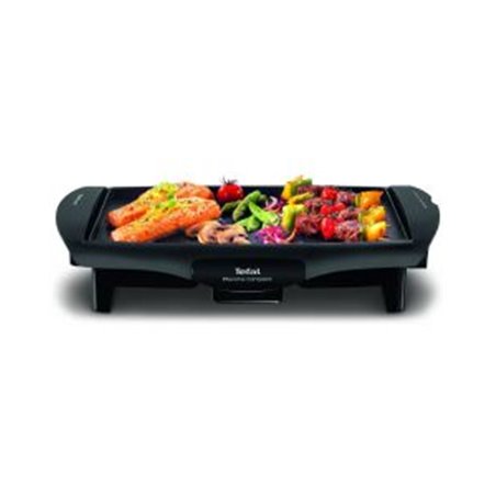 Barbecue Électrique TEFAL Plancha Compact CB500512 1800W - Noir