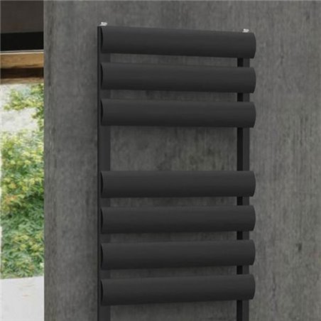 SECHE SERVIETTE 1200X50 NOIR MEZZALUNA