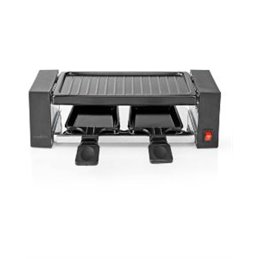 Appareil A Raclette NEDIS FCRA210FBK2 400W - Gris